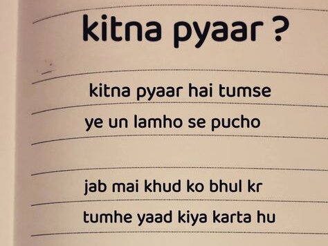 shayari love